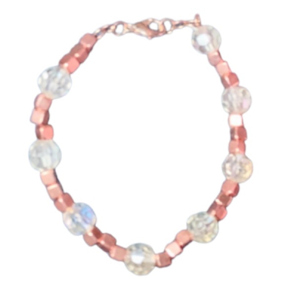 Rose Gold Beaded Bracelet